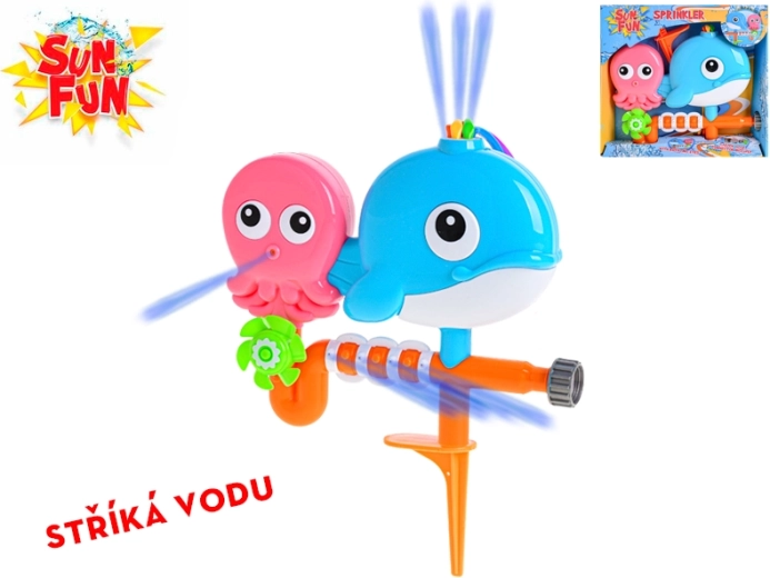 Sun Fun animalitos marinos que rocían agua