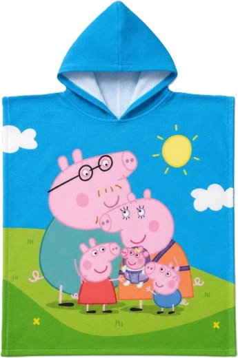 Poncho con capucha Peppa Pig