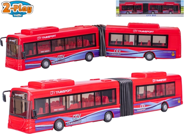 Autobús urbano 2-Play de 39 cm con rueda libre