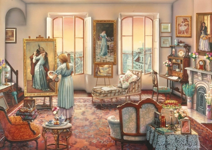 Puzzle Toques finales de 1000 piezas