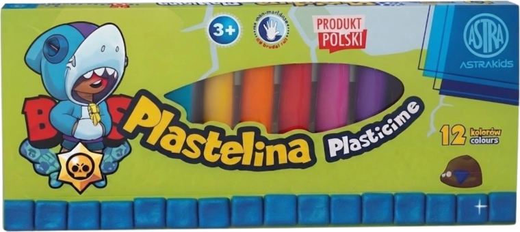 Plastilina Brawl Stars shark - 12 colores