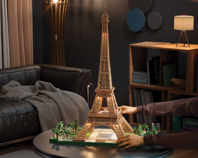 Impresionante Torre Eiffel de 90 cm de altura