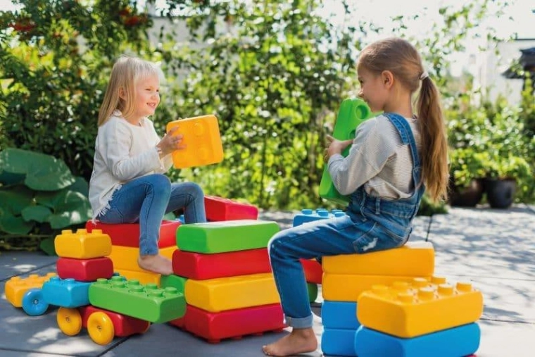 Piezas grandes y fáciles de agarrar