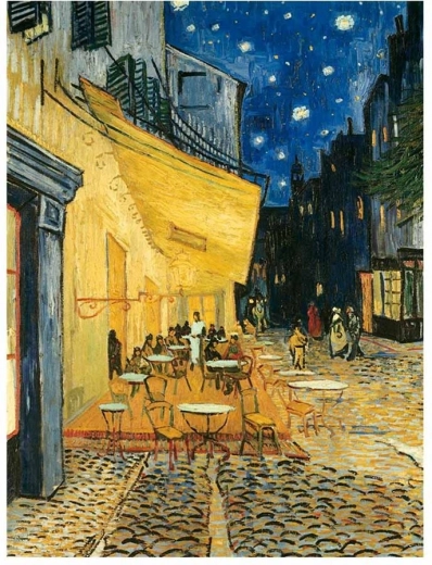 Puzzle Art Collection: Terraza de un Café por la Noche 1000 piezas