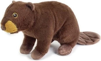 Play Eco peluche de castor 27 cm de plástico reciclado
