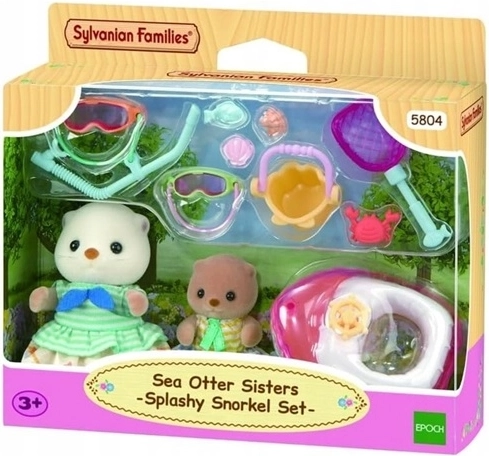 Sylvanian Families hermanas nutria marina de vacaciones