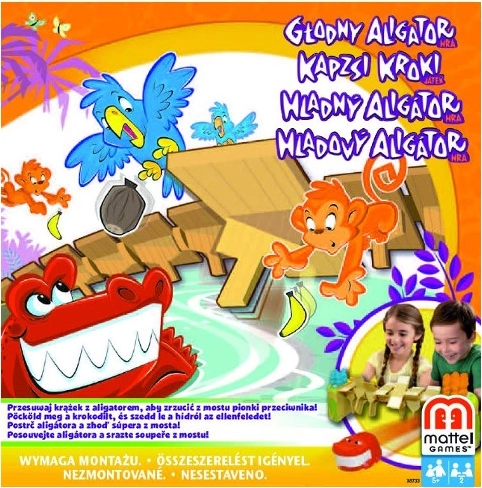 Caimán hambriento – juego familiar de habilidad de Mattel