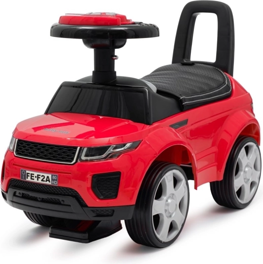 Correpasillos infantil BABY MIX Prime SUV rojo con asiento de ecopiel
