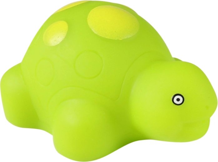 Pequeña tortuga de goma