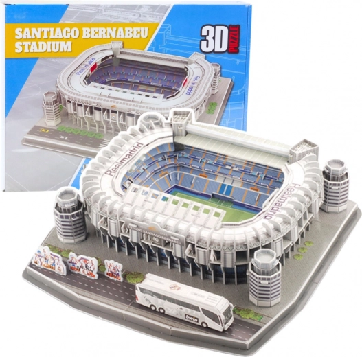 Puzzle 3D Estadio Santiago Bernabéu Real Madrid 101 piezas