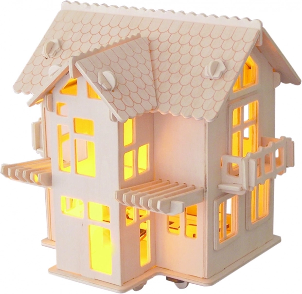 Puzle 3D de madera Villa europea