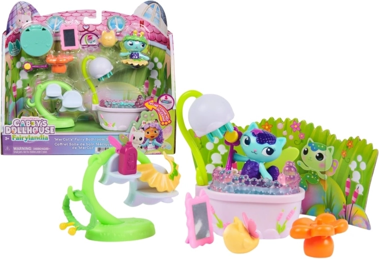 Spin Master La Casa de Muñecas de Gabby – Baño de sirenagatos (Wrólklandia)