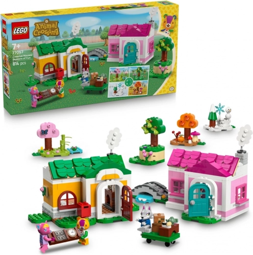 LEGO® Animal Crossing™ 77057 Casas creativas: Diversión en todas las estaciones
