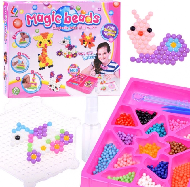Kit creativo para crear con cuentas de agua