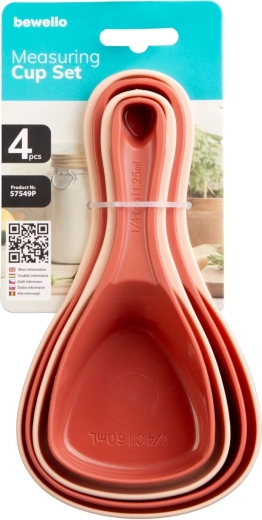 Juego de tazas medidoras de plástico Bewello