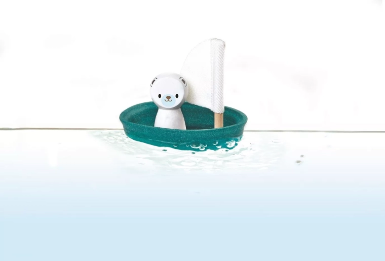Oso polar como compañero para historias