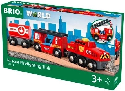 Tren de bomberos de rescate BRIO
