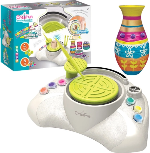 CreaFun torno de alfarería con sensor para niños