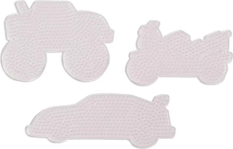 Playbox plantillas para cuentas termoadhesivas de 5 mm – coches, 3 uds