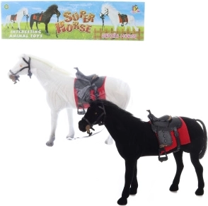 Caballo con silla – modelo de ante para niños
