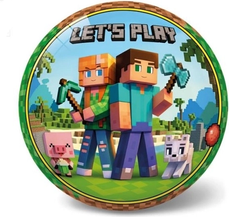 Balón Star de 23 cm Minecraft Let's Play