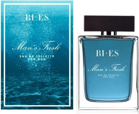 Agua de tocador para hombre BI-ES Man's Fresh 90 ml tester