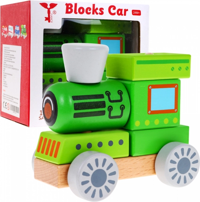 Tren de madera para niños a partir de 2 años