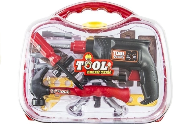 Set infantil de herramientas en maletín, 22 piezas