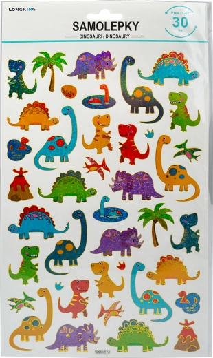 Pegatinas de dinosaurios 30 uds
