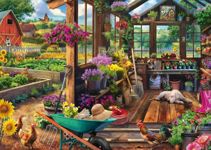 Puzzle Casita de jardín 1000 piezas SCHMIDT