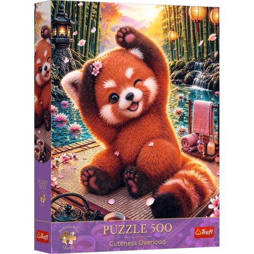 Adorable motivo de panda roja de la serie Cuteness Overload