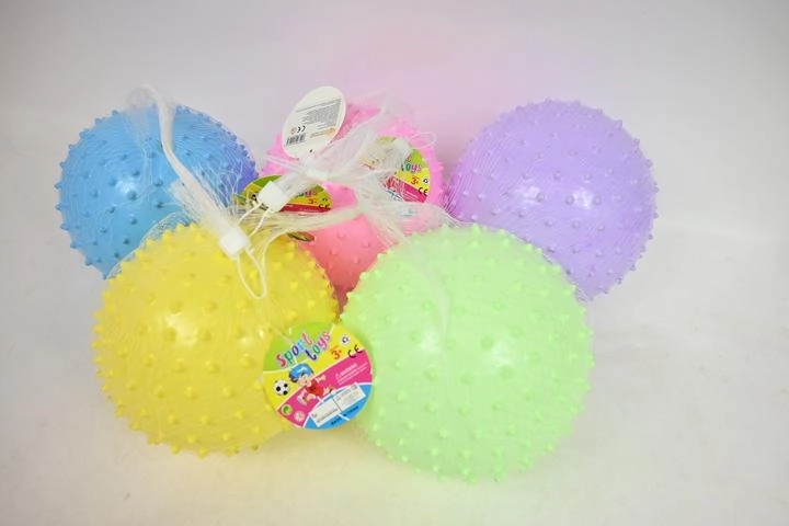 Balón de masaje pastel con protuberancias 23 cm