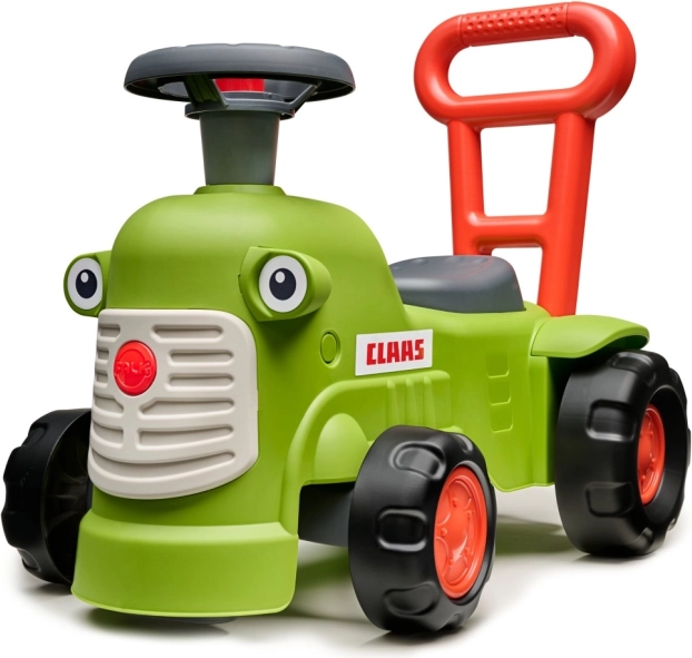 Correpasillos tractor Claas verde claro con volante