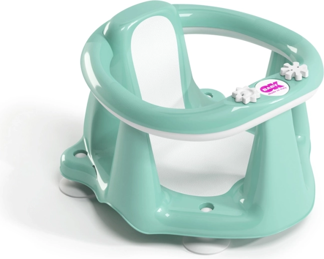 Ok Baby flipper evolution asiento antideslizante para bañera con ventosas 6–15 meses sky blue