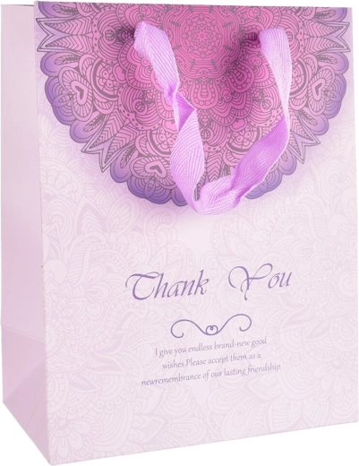 Bolsa de regalo Thank You 18 × 10 × 23 cm