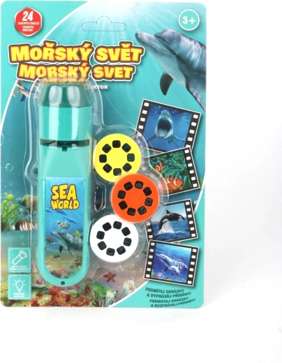 Linterna y proyector de animales marinos para niños