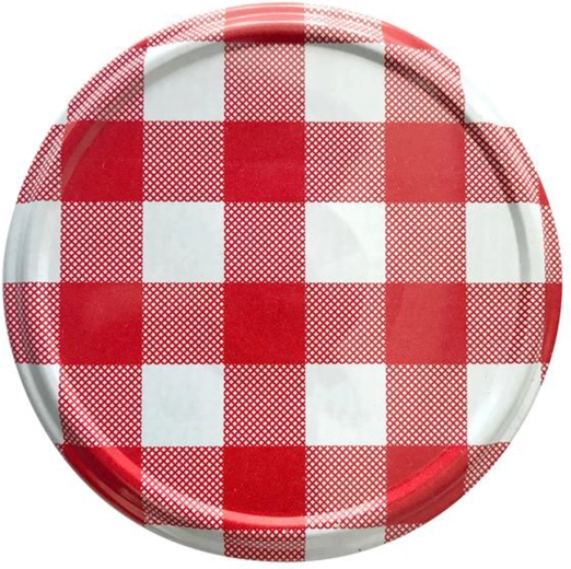 Tapas para tarros de conserva 82 mm con motivo de dados, 10 uds.