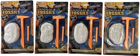 Fósiles de dinosaurio DIY: excava tu propio esqueleto