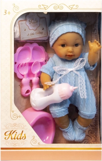 Muñeca bebé con accesorios: bebe y orina – 1 pieza