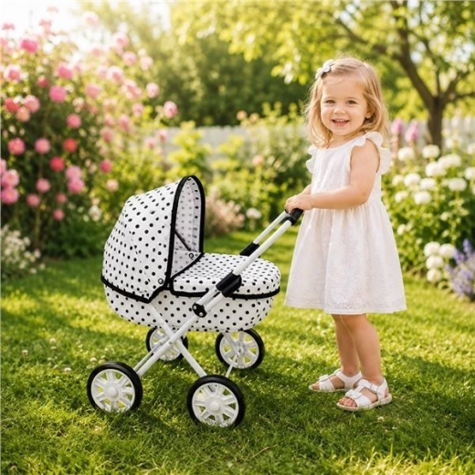 New Baby cochecito para muñecas Anička dots