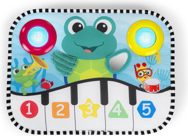 Baby Einstein alfombra musical 2 en 1 para cuna y suelo Neptune's Kick & Explore