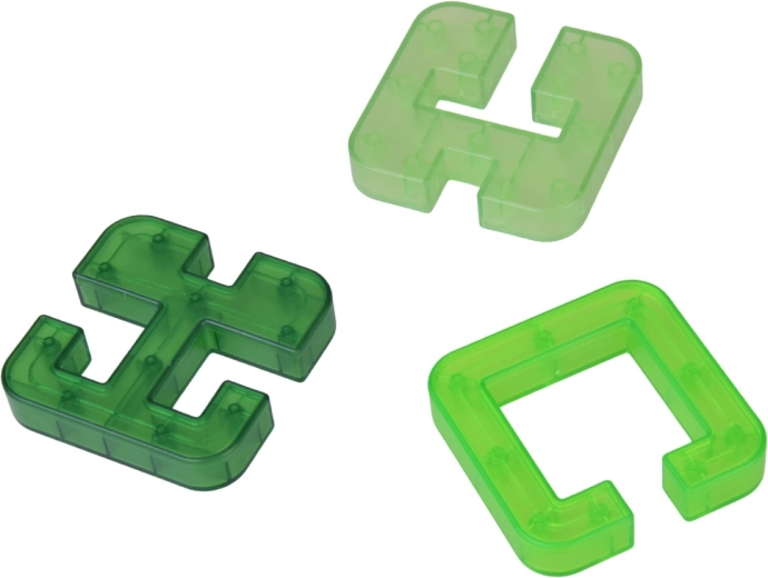 Tres piezas, un candado ingenioso