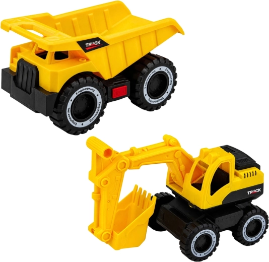 Dos vehículos para jugar a la construcción