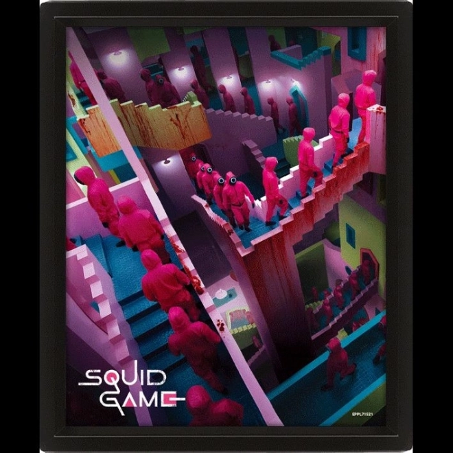 Cuadro 3D de Squid Game