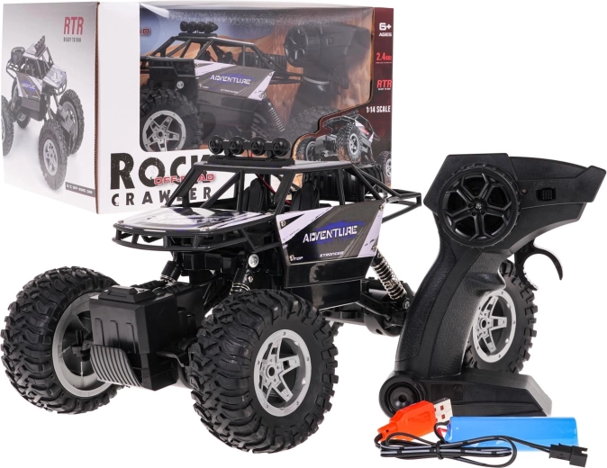 Coche RC todoterreno Rock Shake 1:14 4x4 – Azul