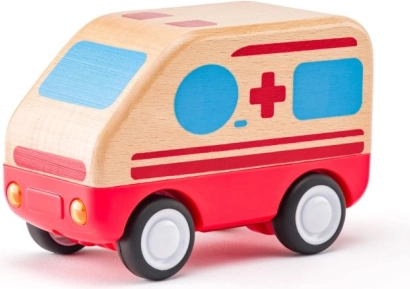 Ambulancia con efectos de sonido y luz