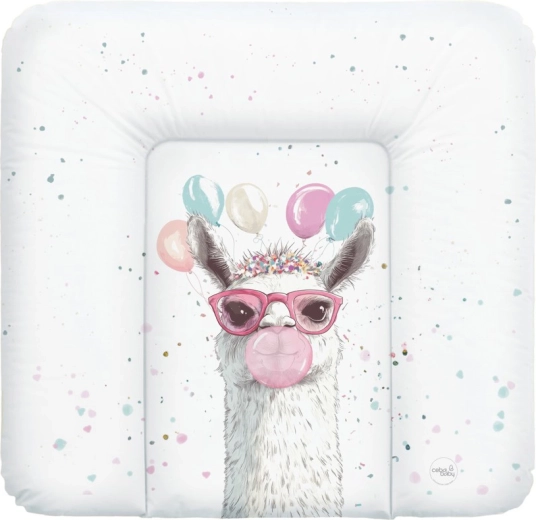 Ceba baby colchoneta cambiador blanda basic crazy lama 75 × 72 cm
