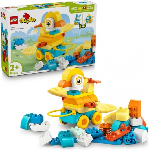 LEGO® DUPLO® 10448 3 en 1: Animalitos con ruedas