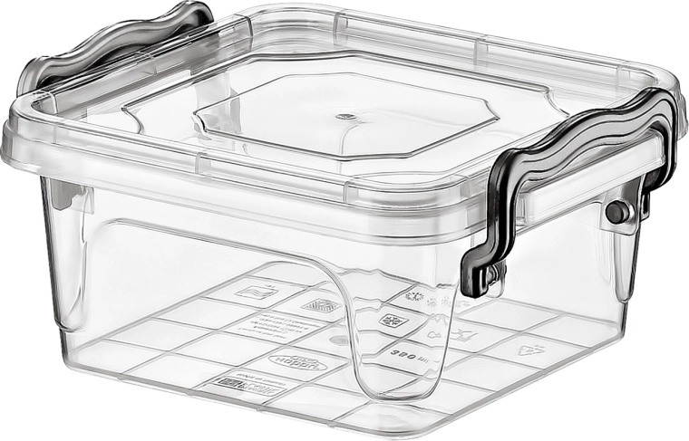 Caja cuadrada para alimentos MULTI BOX 0,35 l