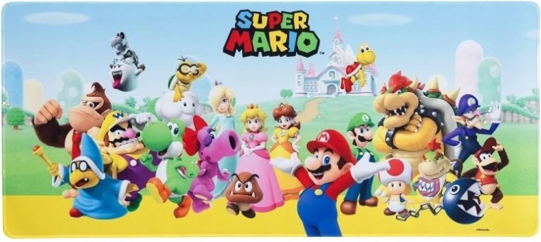 Alfombrilla gaming de escritorio Super Mario